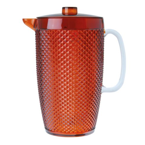 Diamond Line Plastic Pitcher 2.5L - Shock Resistant & Dishwasher Safe