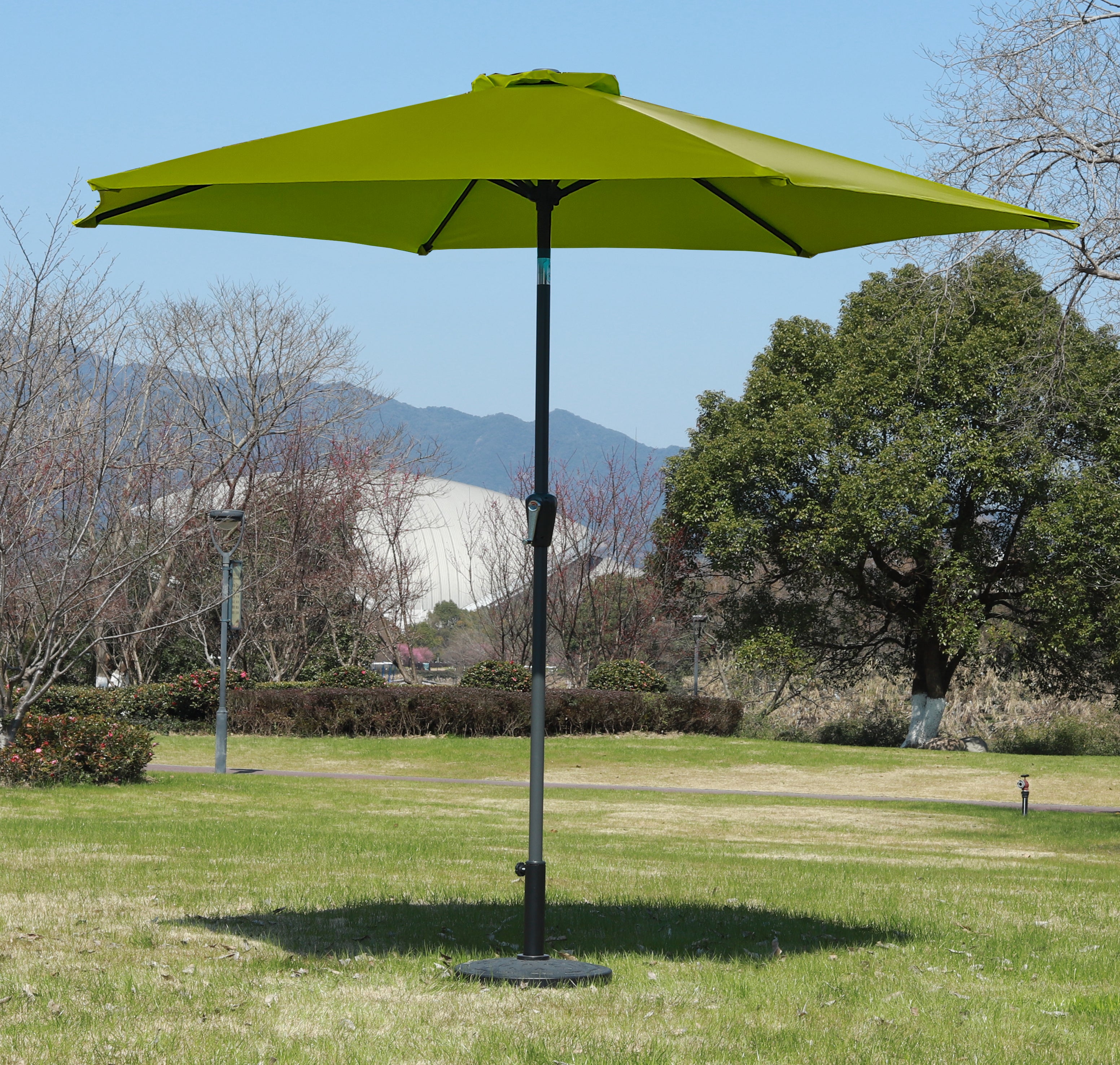 Push up Market Umbrella Steel Pole