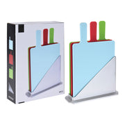 Cutting Board Set of 3 with Stand