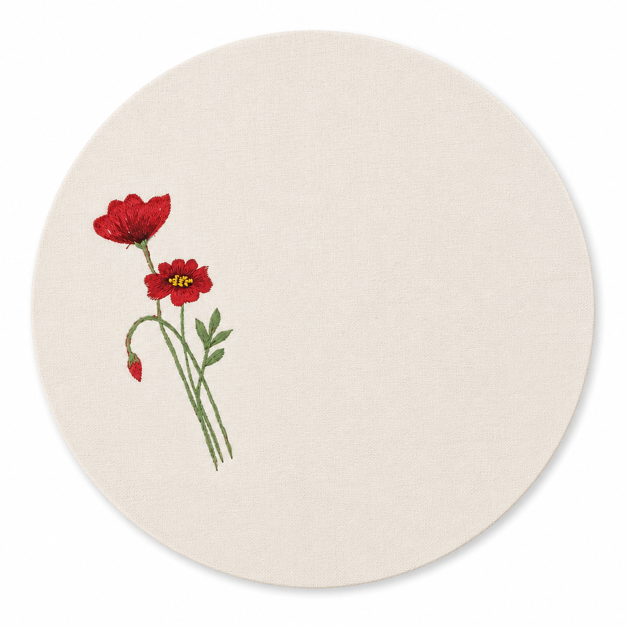Handmade Round Placemat – 38 cm