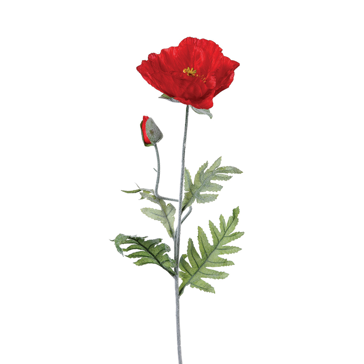 Artificial Red Poppy Floral Decoration