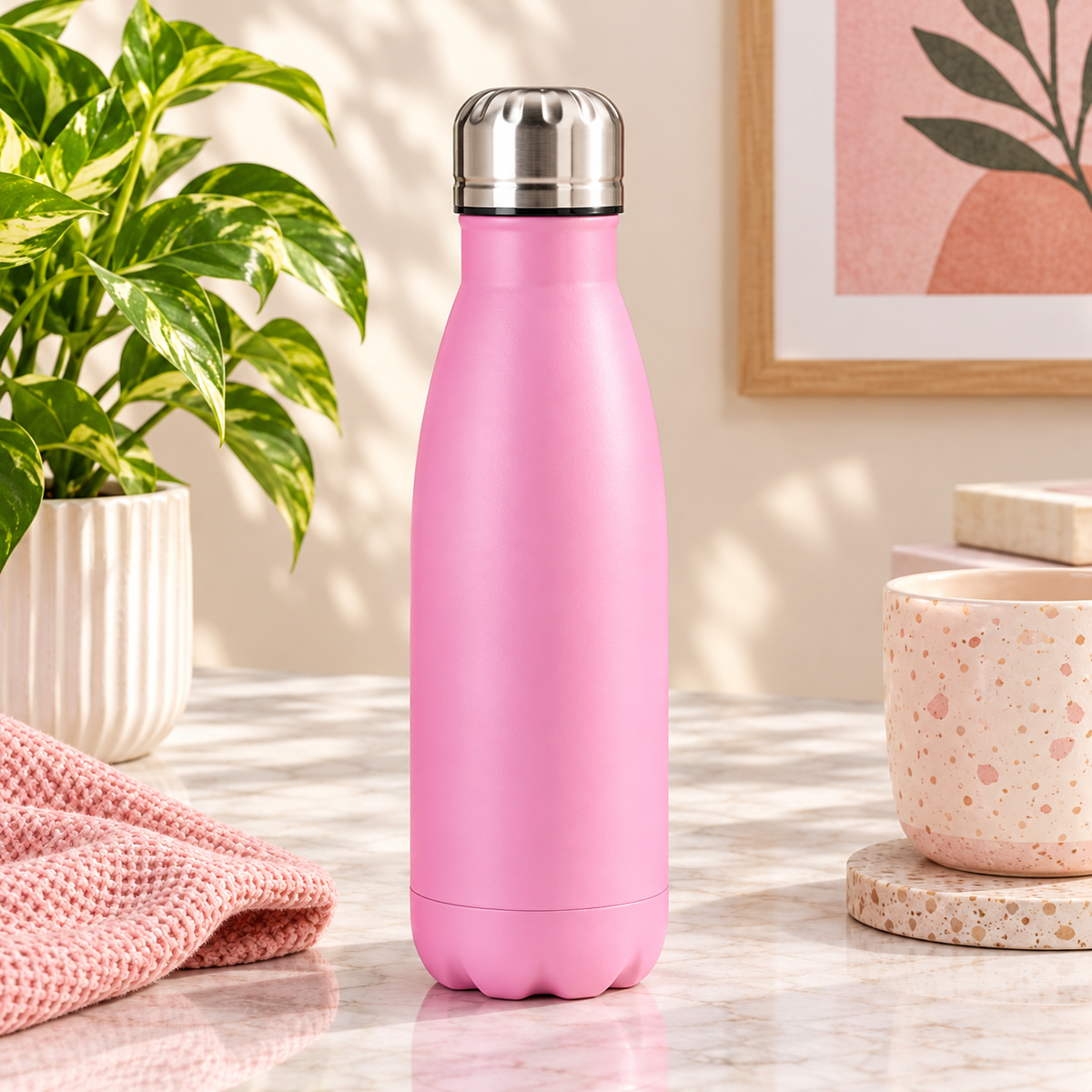 VACUUM FLASK BOTTLE 500ml Mango, Mint, Pink, Somo