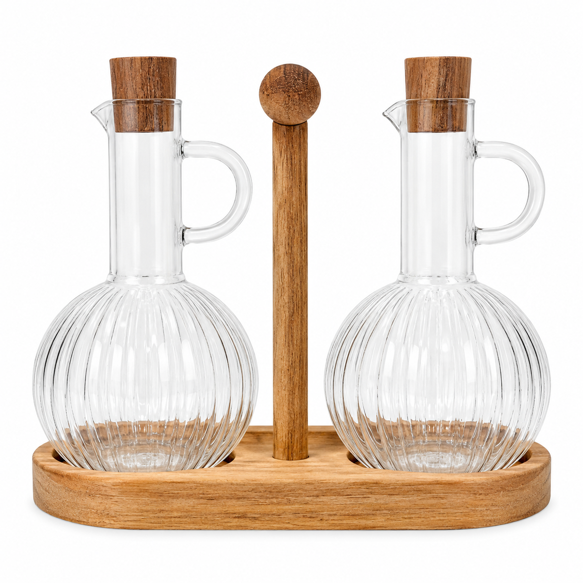 Set of 2 Glass Oil Bottles – 300 ml