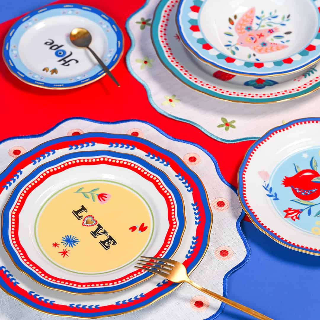 BREAD PLATE SMALL BIRD