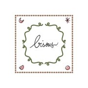 Khaki Kiss Paper Napkin Set of 20, Triple-Layer Recycled Table Napkins