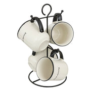 Rack With Mugs Alix 20cl