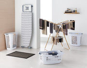 Steel Folding Clothes Drying Rack with ABS End Caps