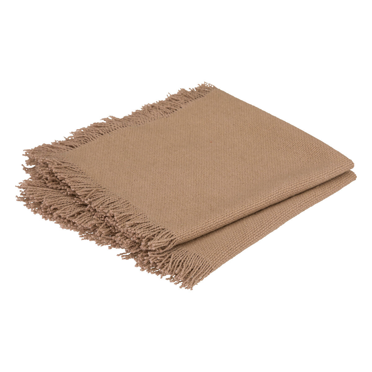 Set of 2 Cotton Napkins with Fringes