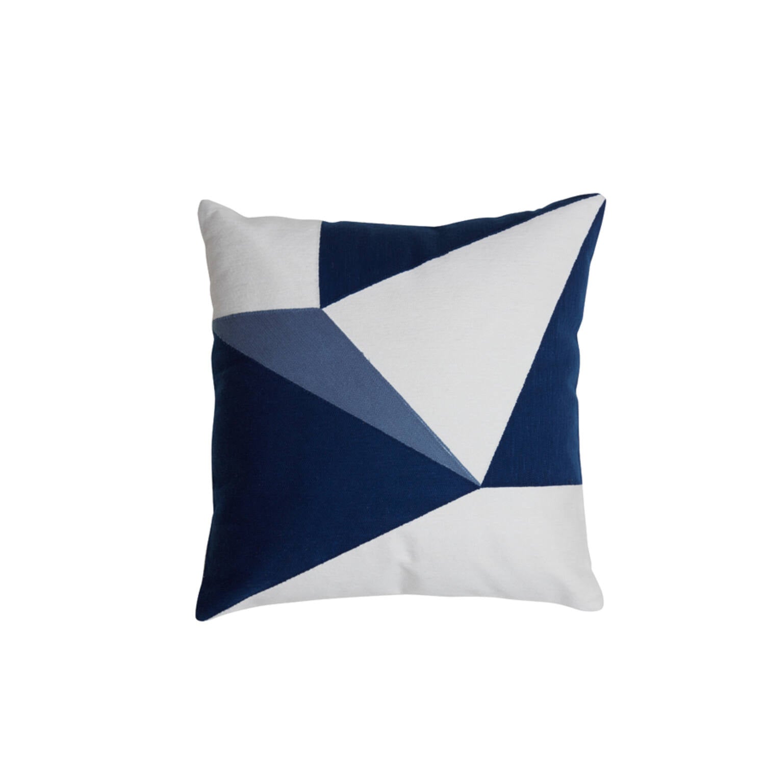 Cotton Square Cushion Blue And White 45x45 cm Decorative Pillow