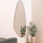 Aidan Bevelled Mirror - Organic Wall Mirror with Versatile Mounting