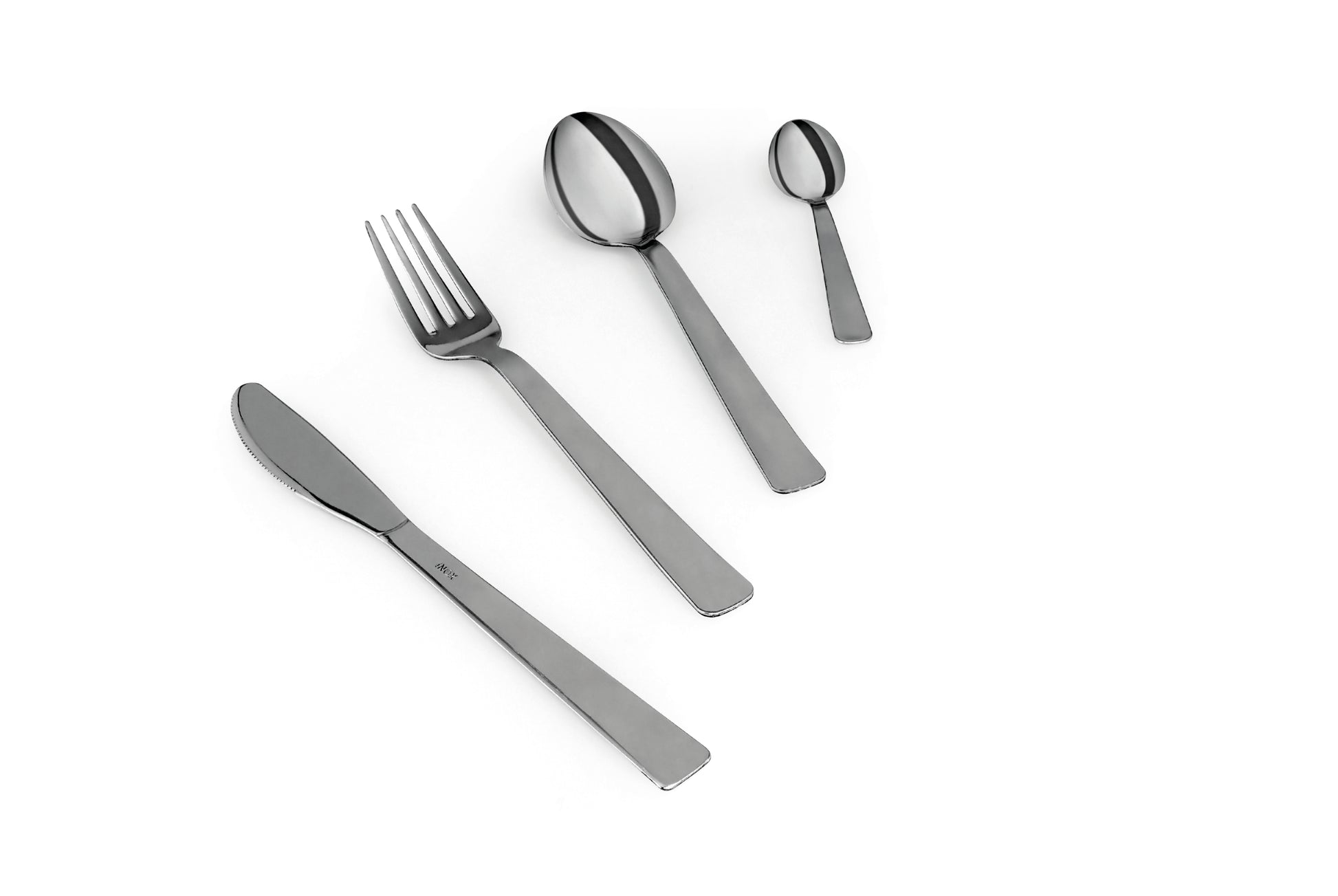 Eco Cutlery Set 24 Pcs Stainless Steel Tableware for 6 Persons