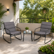 Rocking Chair Set with Side Table