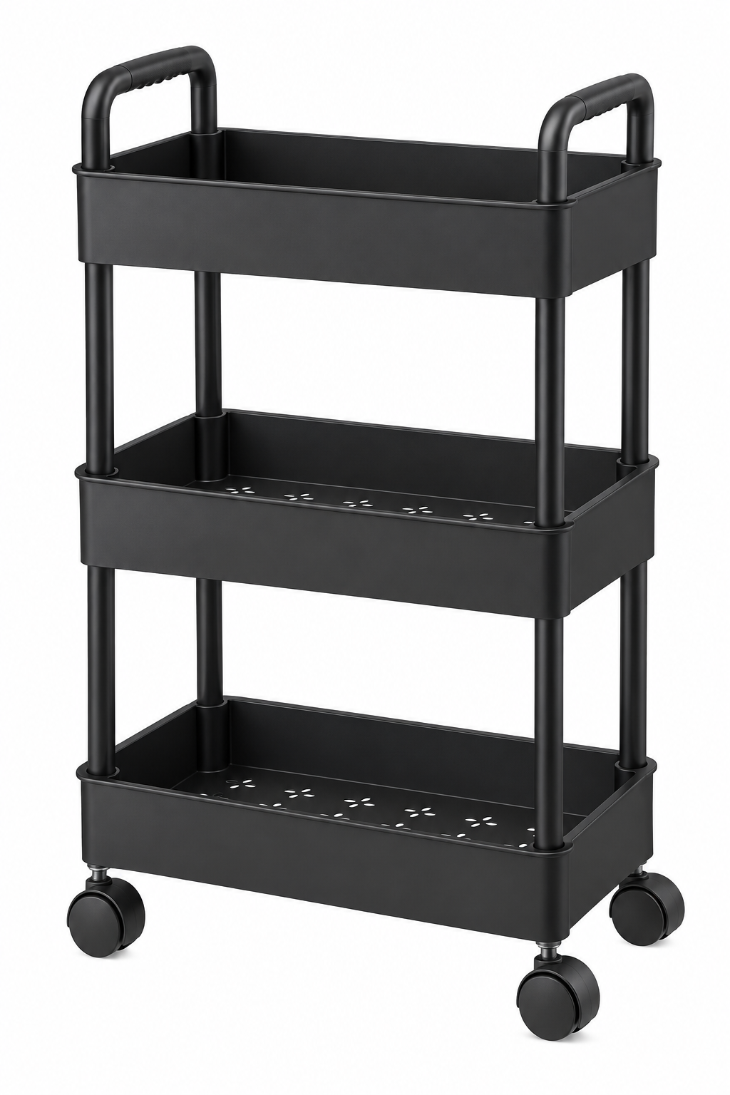 Plastic Rectangular Rack Trolley