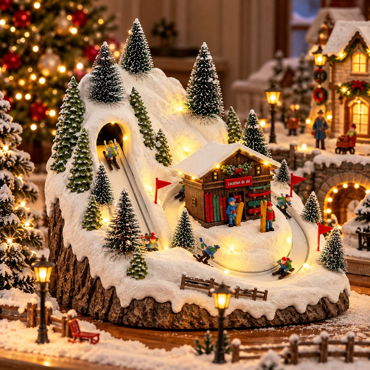 Ski Rent Village Christmas Ornament