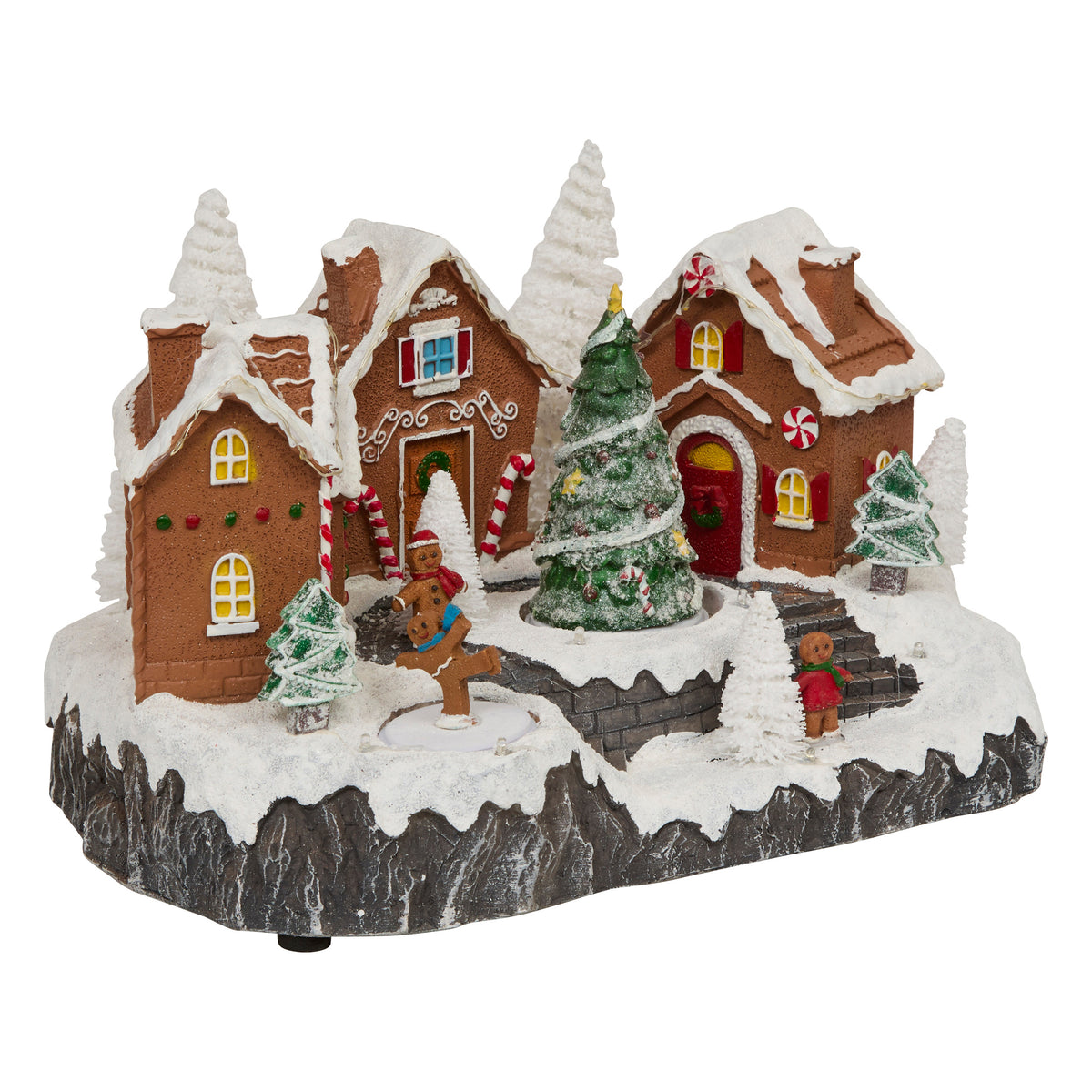 Lighted Gourmet Village with Musical Movement 25 LED