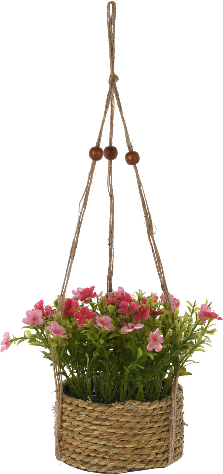PLANT IN PP HANGING BASKET - Artificial Flower Pot