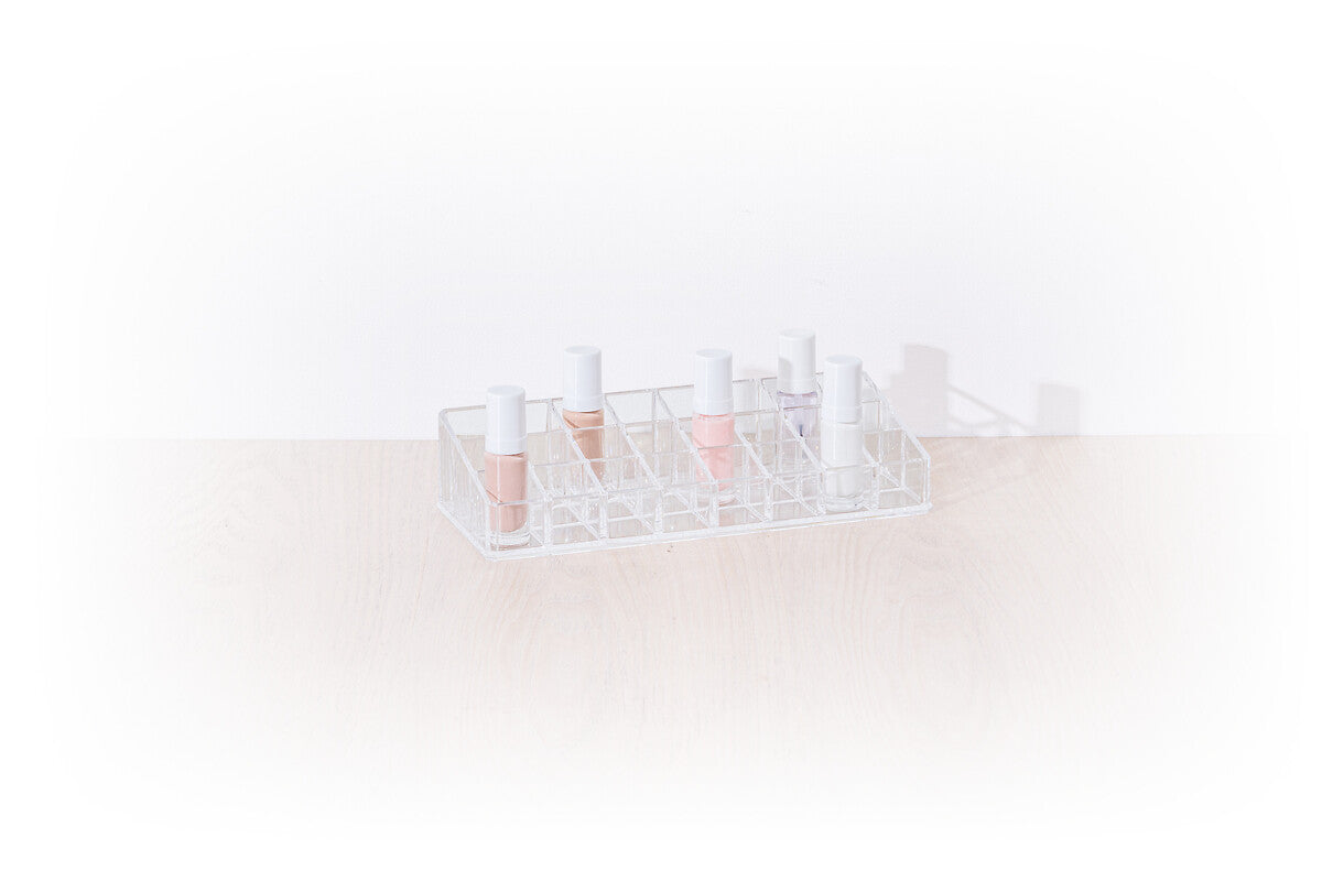 24-Compartment Clear Multipurpose Organizer