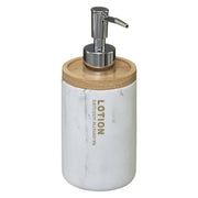 SOAP DISPENSER WHITE LEA