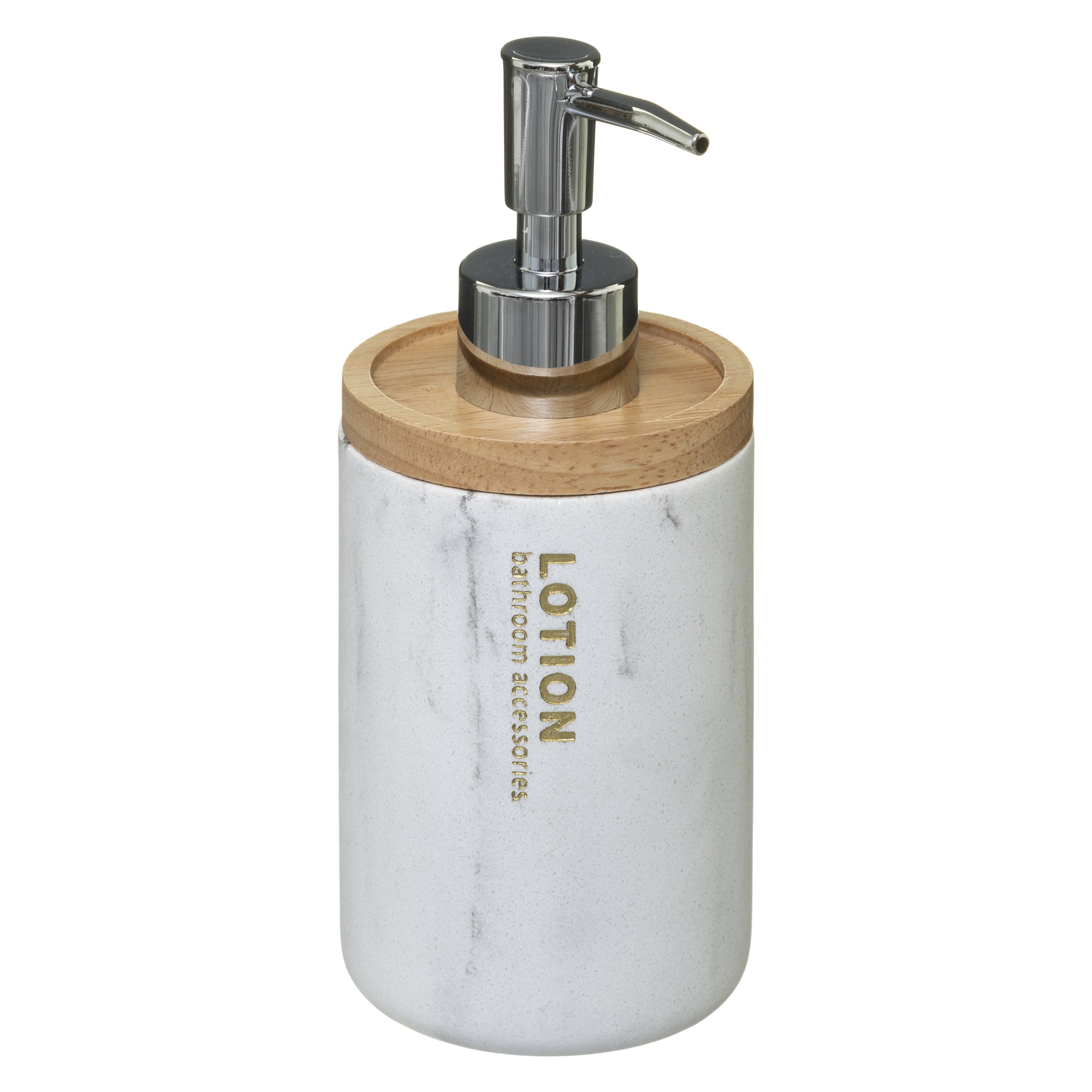 SOAP DISPENSER WHITE LEA