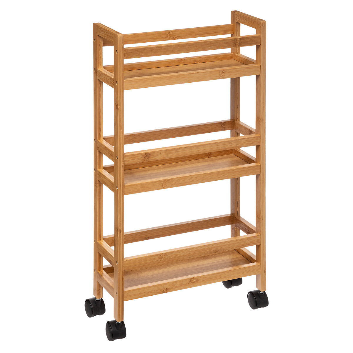 Bamboo Narrow Wheels Trolley