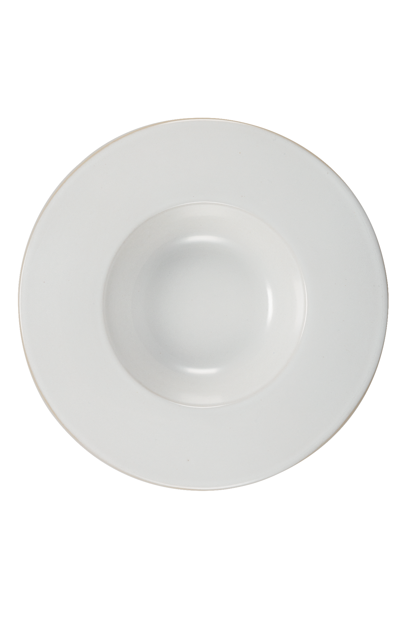 Beije Porcelain Pasta Plate, Deep Stoneware, Modern Round Tableware