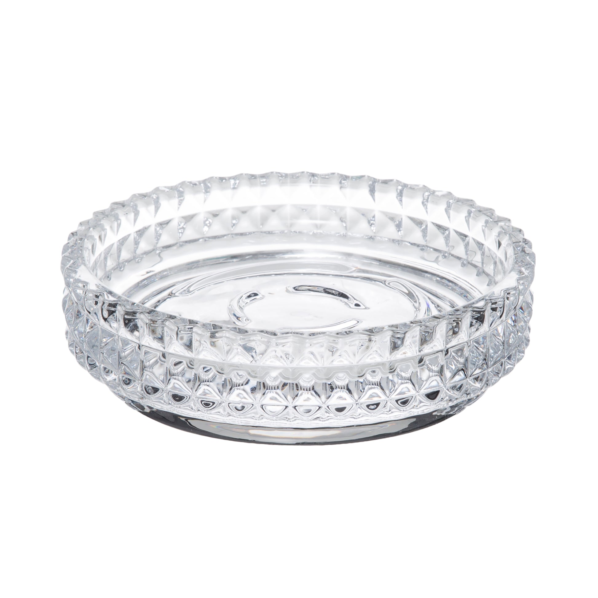 Soap Holder Precious - Glass, Transparent, 11.1 x 3.2 cm