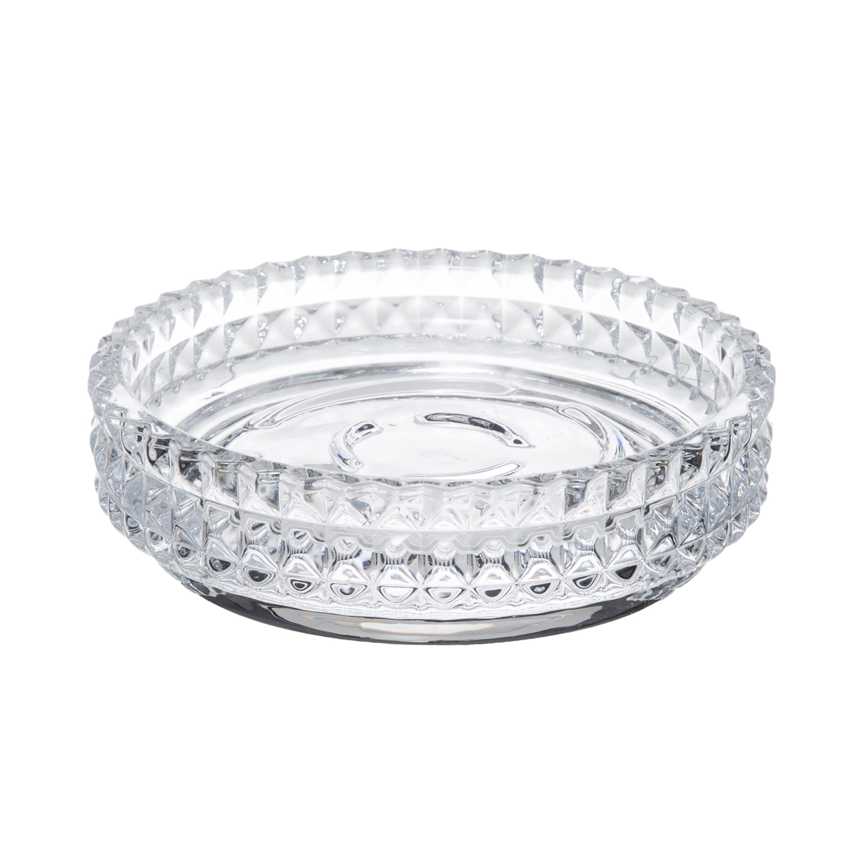 Soap Holder Precious - Glass, Transparent, 11.1 x 3.2 cm