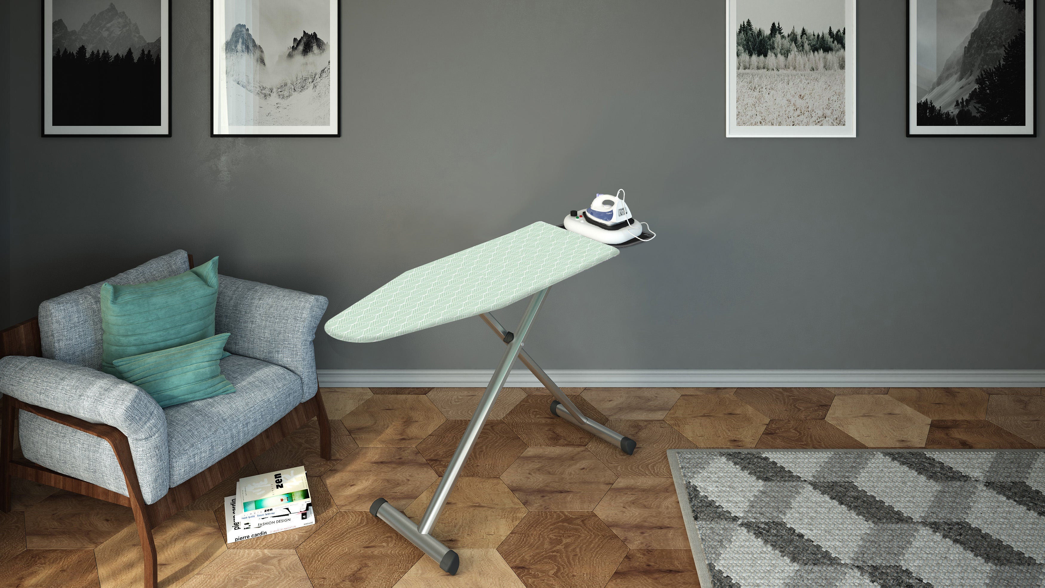 Ironing Board Avant Gard Plus Adjustable Height Cotton Cover