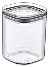 Crystal Square Storage Container Airtight Polystyrene Food Box