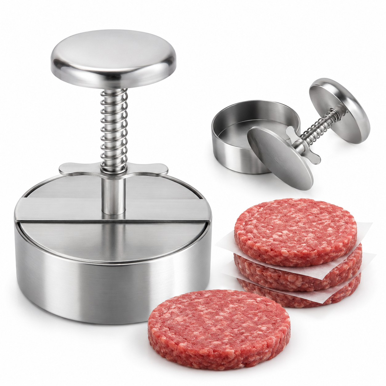 Stainless Steel Hamburger Patty Maker