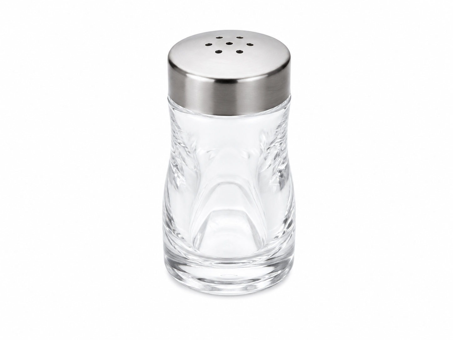 Plexiglass Salt & Pepper Shaker with Stainless Steel Lid