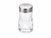 Plexiglass Salt & Pepper Shaker with Stainless Steel Lid