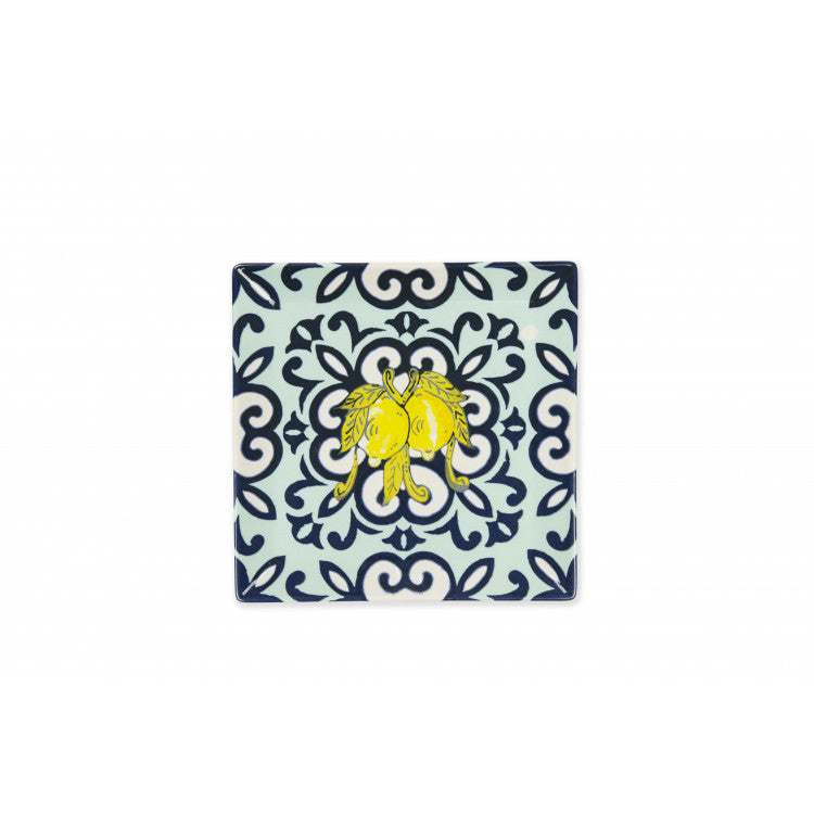 Amalfi Square Dessert Plate