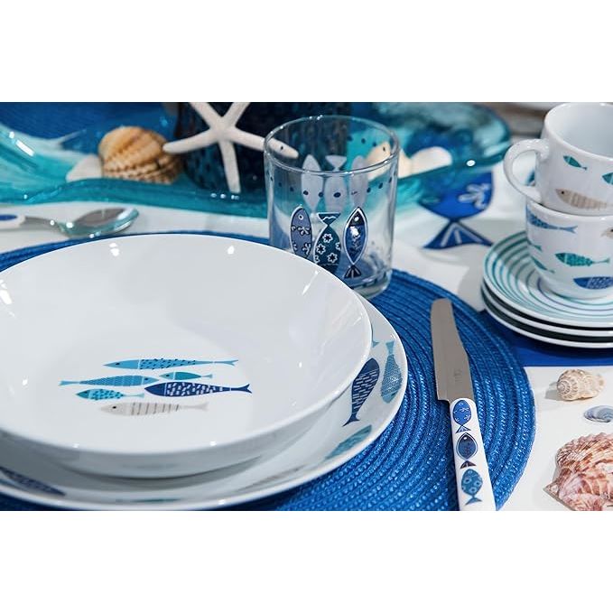 Pack Of 3 "Ocean" Water Glasses