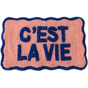 Bathmat C'est La Vie Cotton, Scalloped Edge, 50x80 cm
