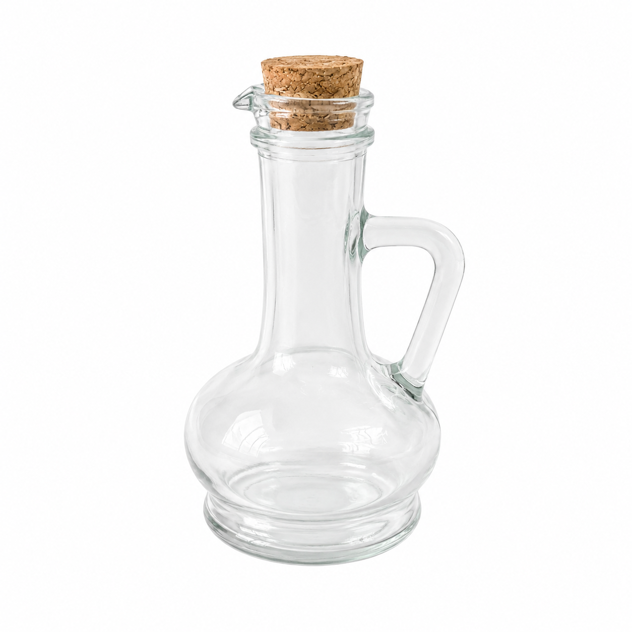 GLASS OIL BOTTLE WITH CORK 240ML
