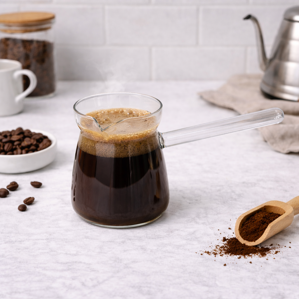 GLASS COFFEE POT MAKER 400 ml