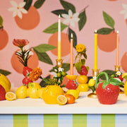 Fruit-Inspired Decorative Vase, 10x8x20 cm, Home Decor