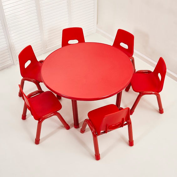 Olivia Round Kids Table - Durable & Easy-to-Clean