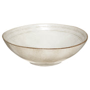 Flower Salad Bowl, Grey, 24cm