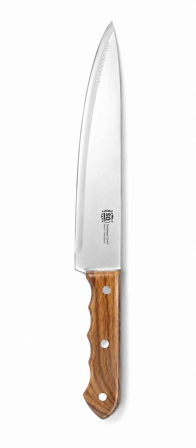 Chef Knife with Wood Handle – 6" & 8"
