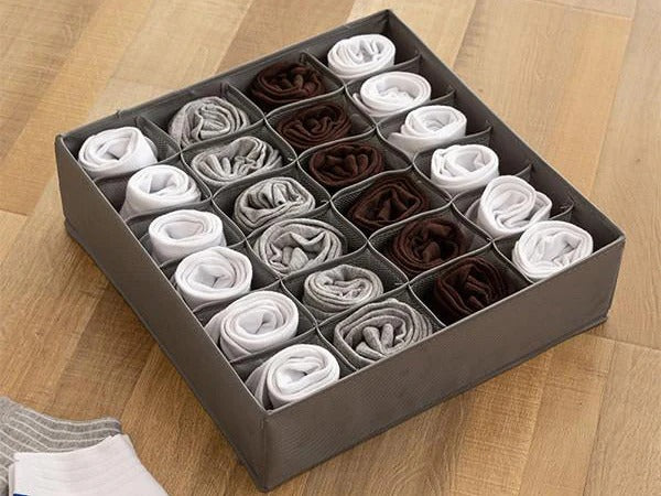 Drawer Organizer with 24 Compartments