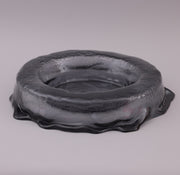 Handmade Glass Donut Bowl