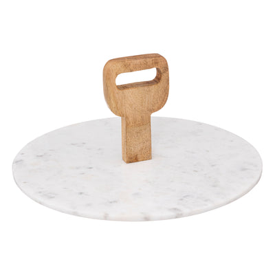 PRESS PLATE WHITE MARBLE