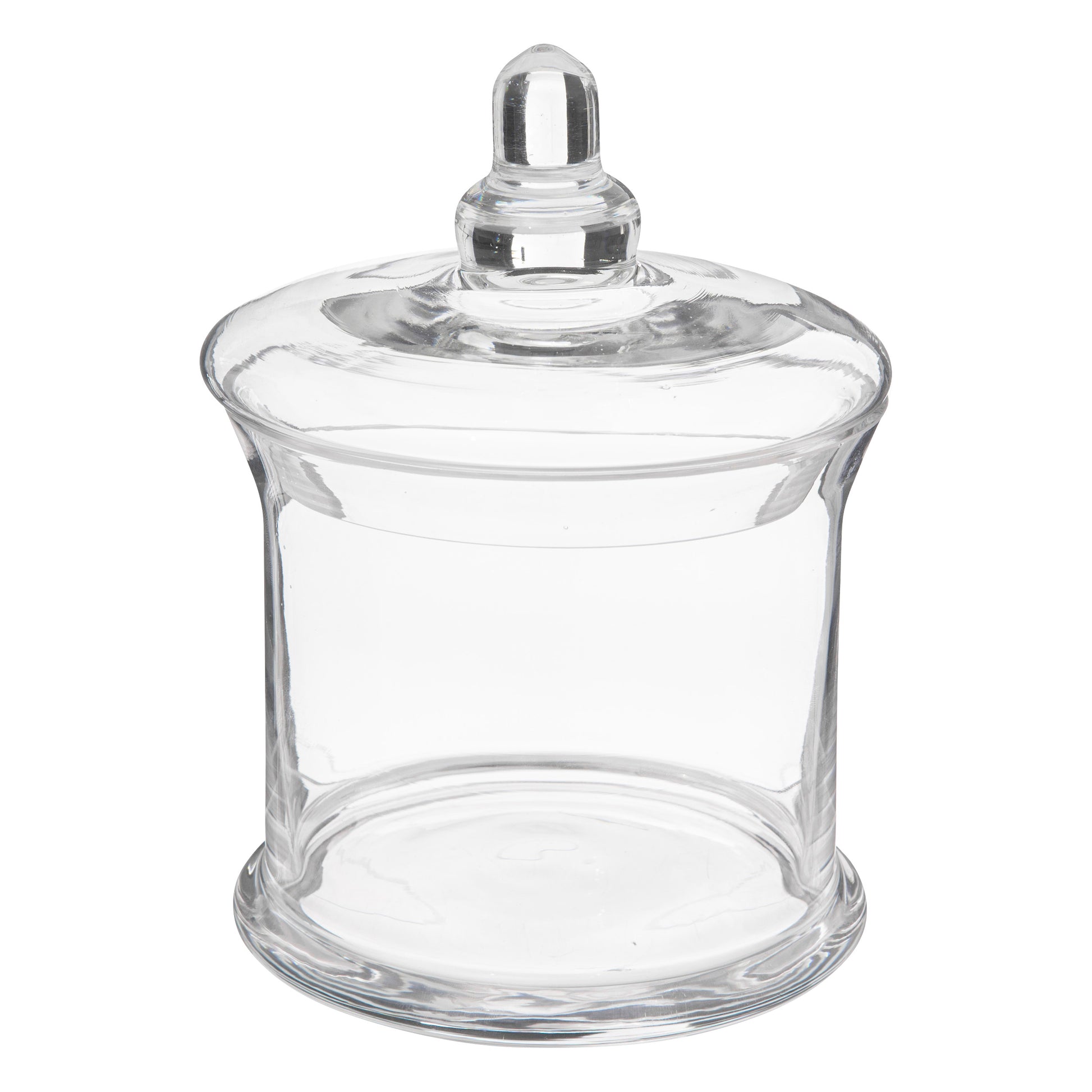 BISCUITS JAR GLASS Round Transparent 1L