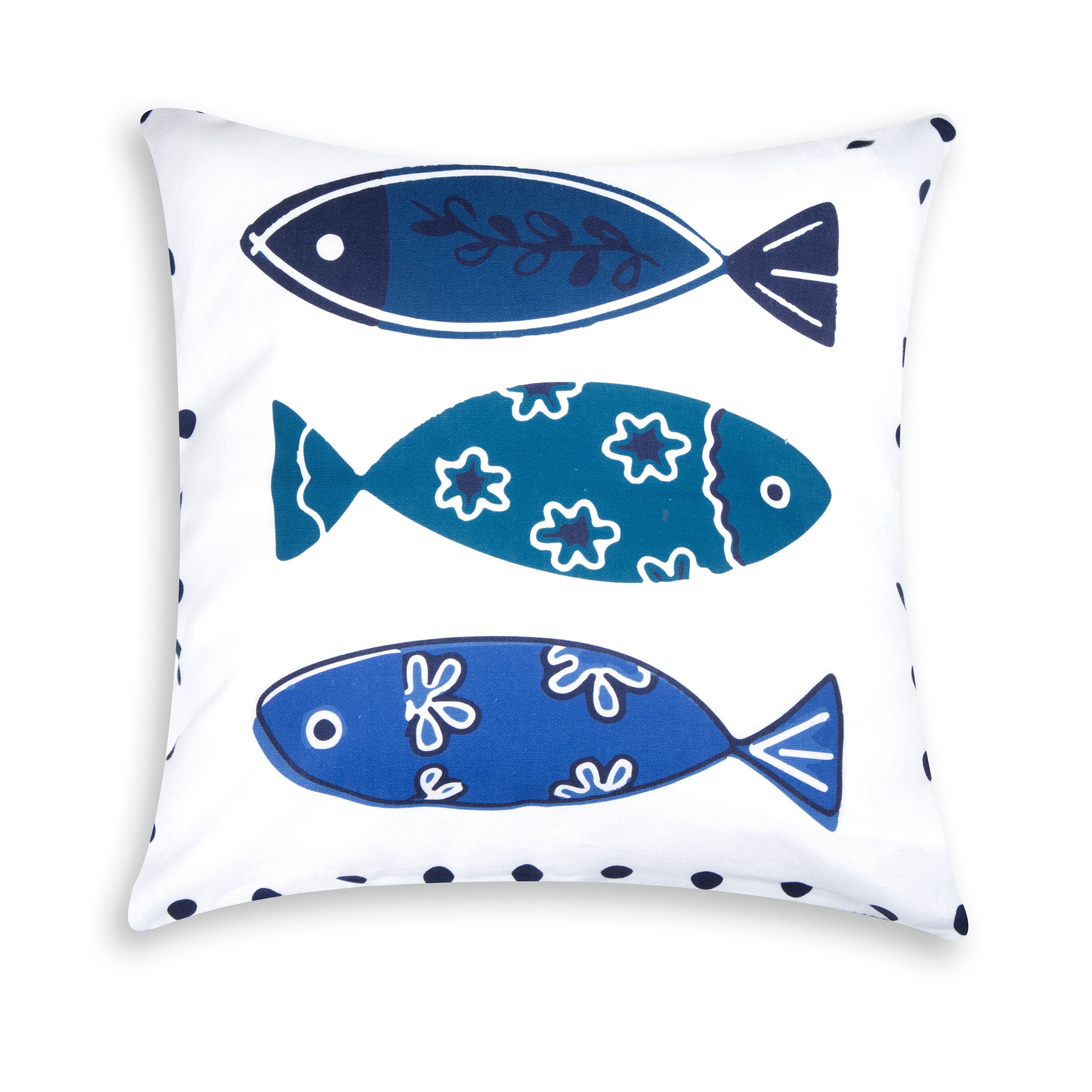 Ocean Pillow - Decorative Cushion in Marine Style 45x45 cm