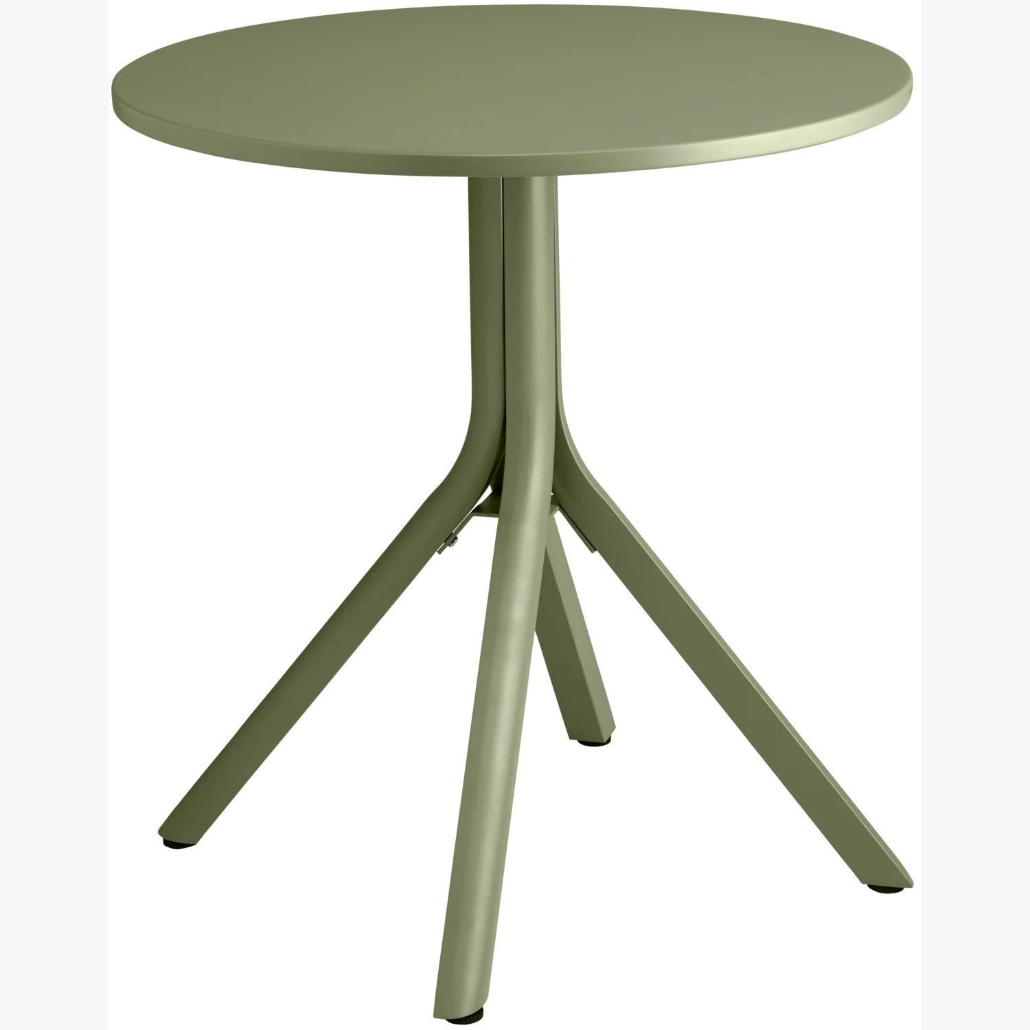 Round Table Aluminum Weatherproof Compact Dining Table for Terrace