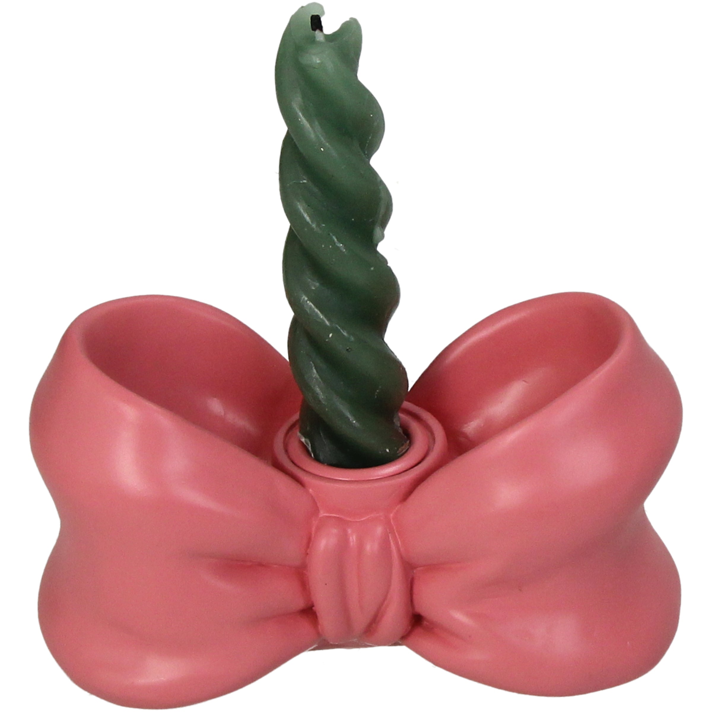 Bow Candle Holder Polyresin Candle Stick 7 x 13.5 x 7 cm