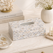 Half Sphere MOP Tissue Box – 24 × 12 × 8.5 cm