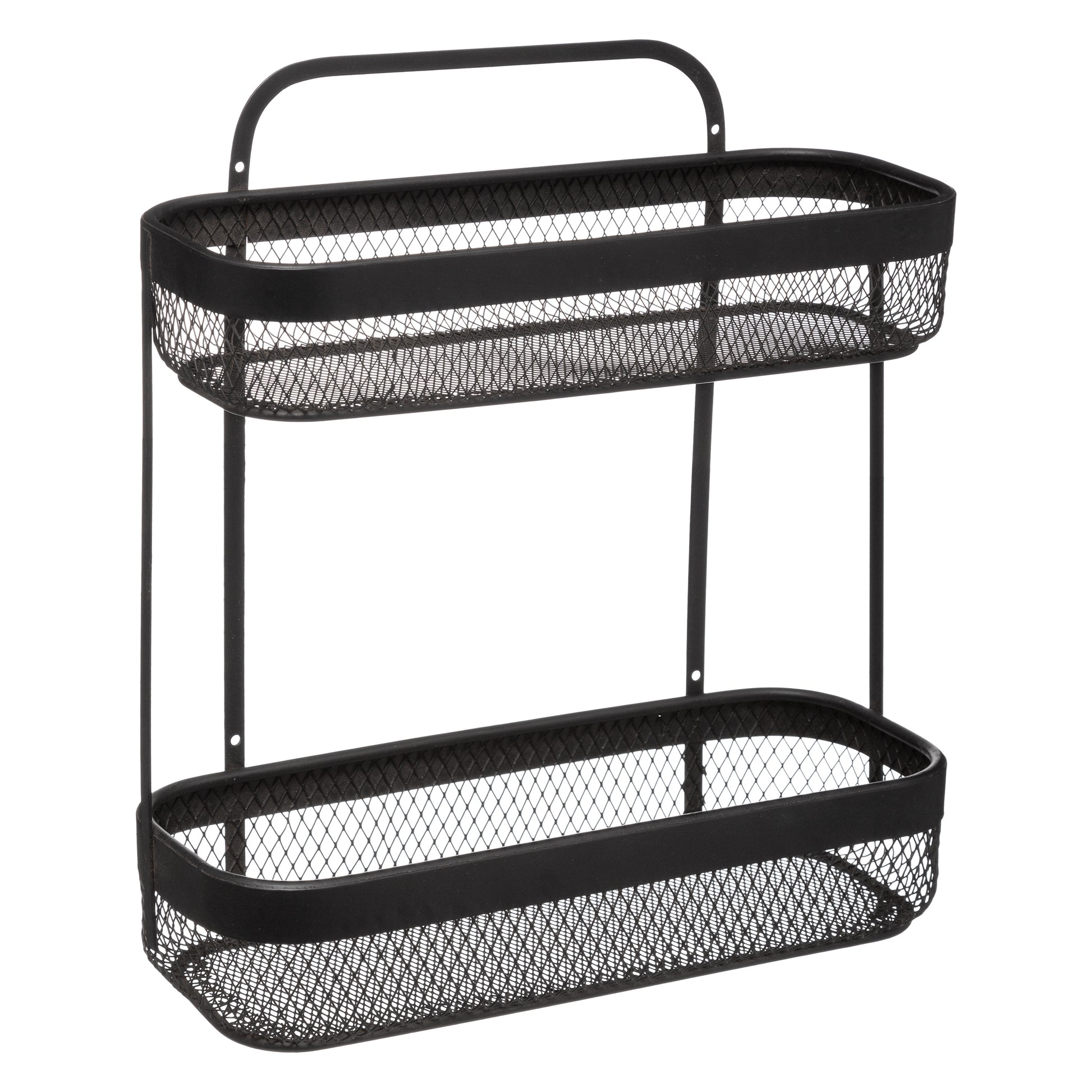 MECH SHELF 2 LEVEL Iron, Wall-Mounted
